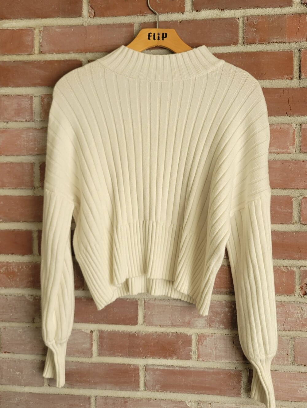 Zaful Ribbed Mock Turtleneck Sweater